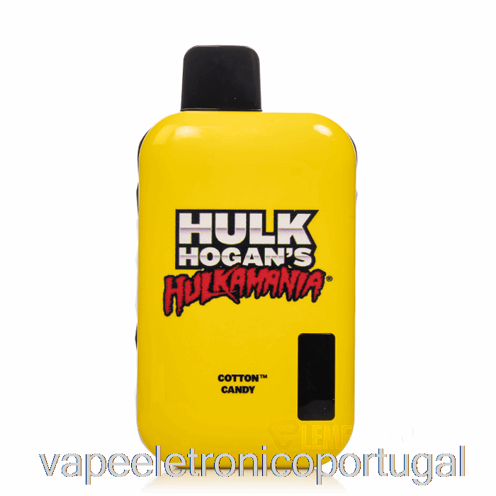 Vape Eletrônico Hulk Hogan Hulkamania 8000 Algodão Doce Descartável